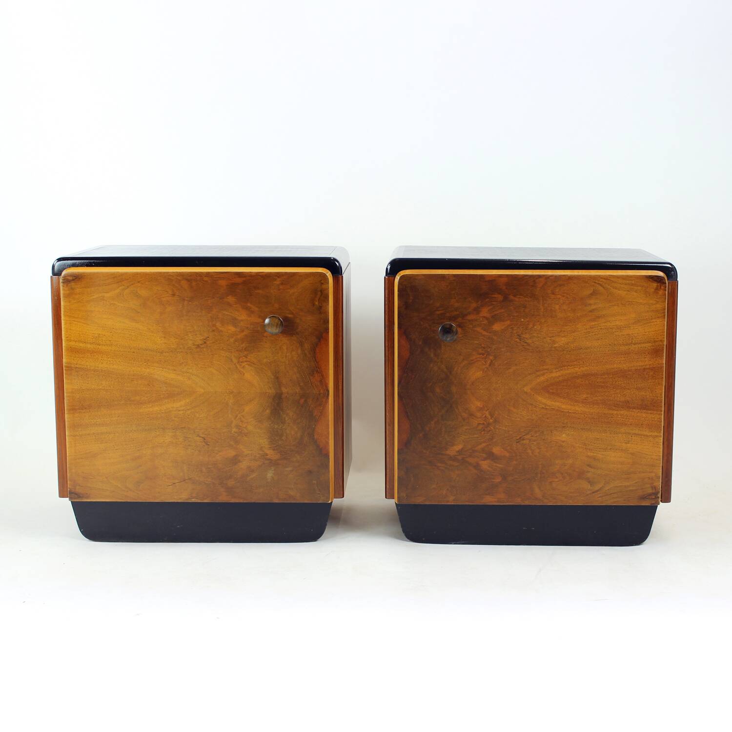 Pair Of Czechoslovak Modernist Bedside Tables, Circa 1935