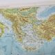 Map of the Mediterranean, 1950