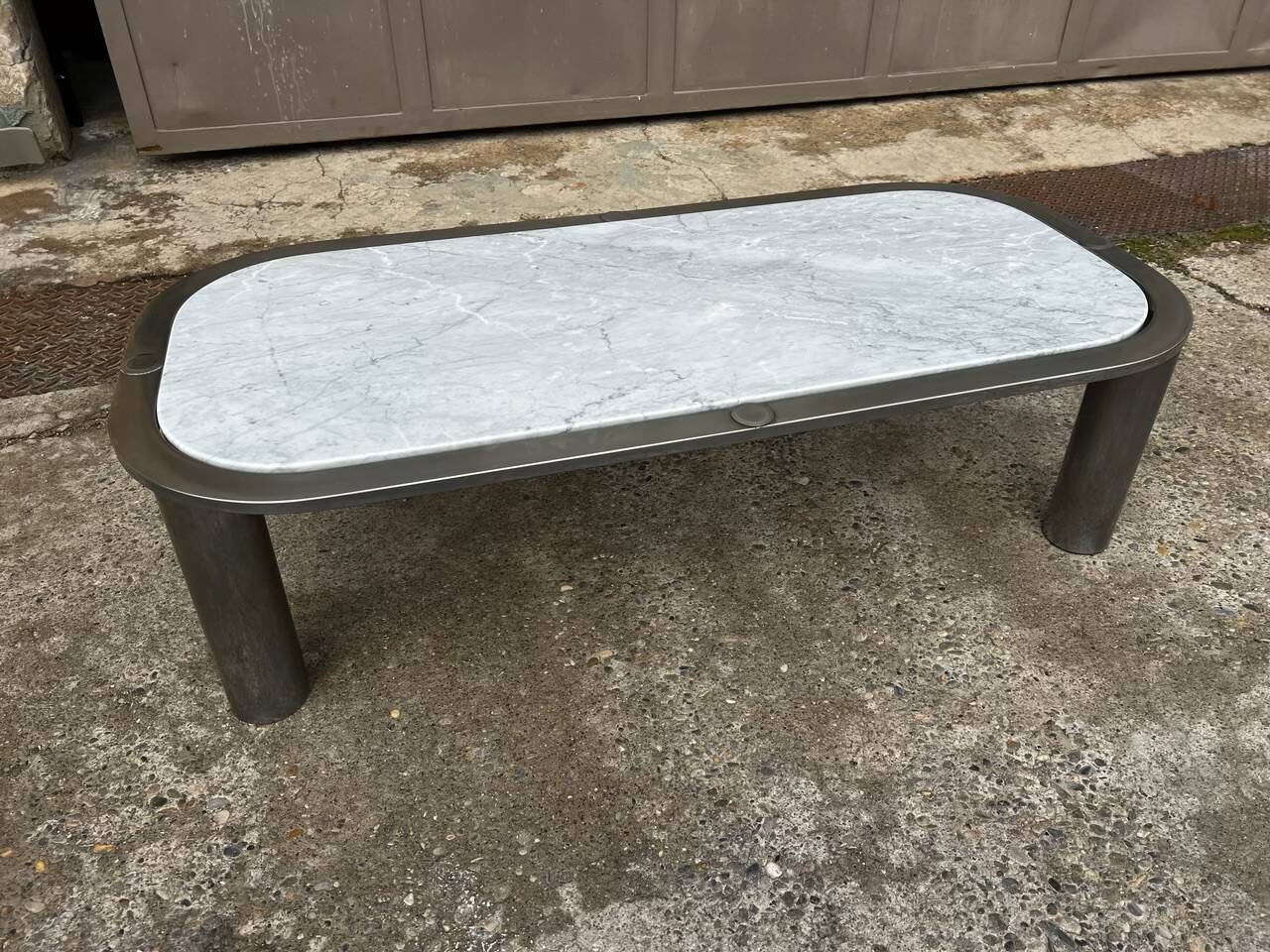 Italian design marble coffee table 1970