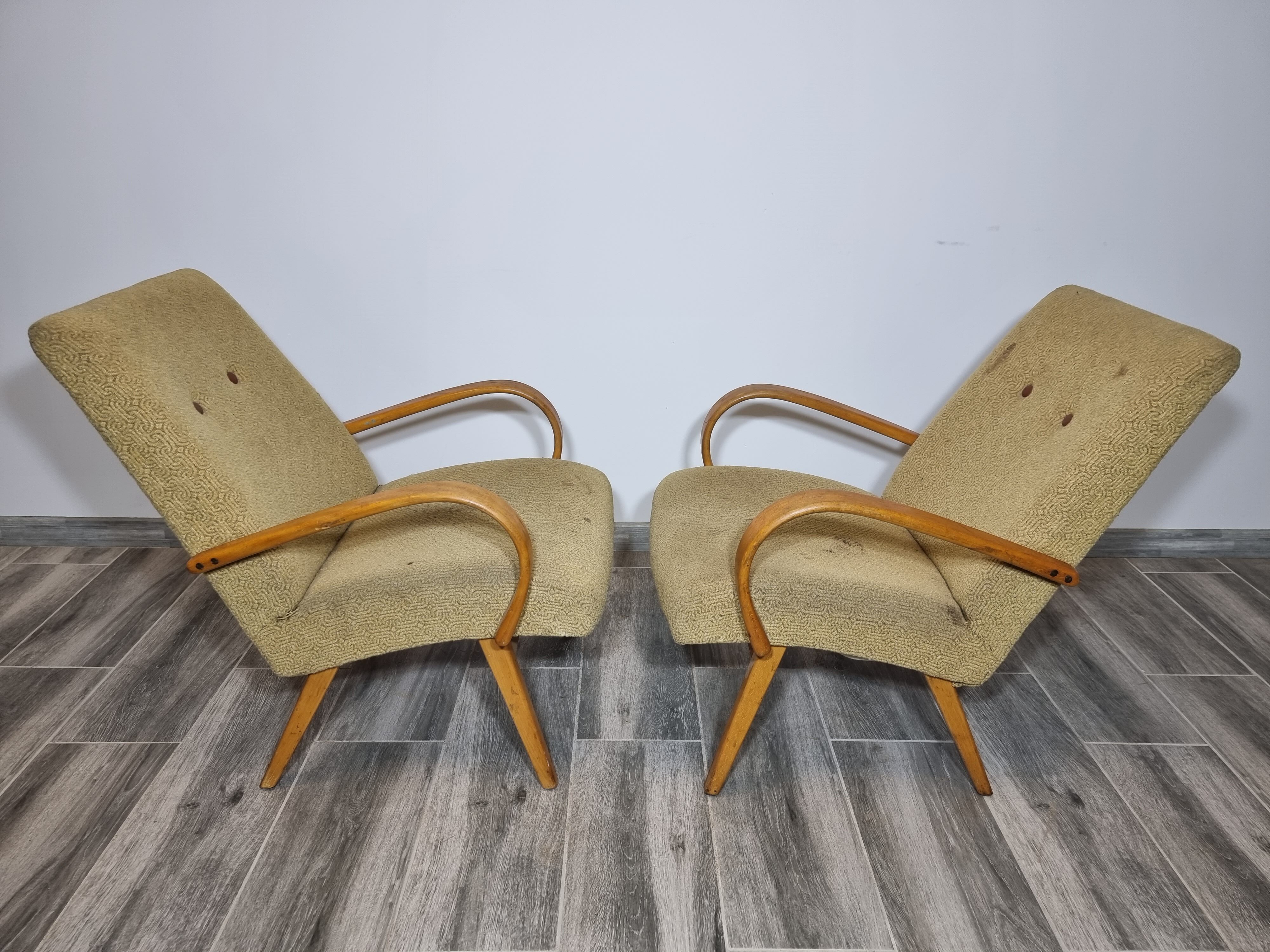 Armchairs by Jaroslav Smidek