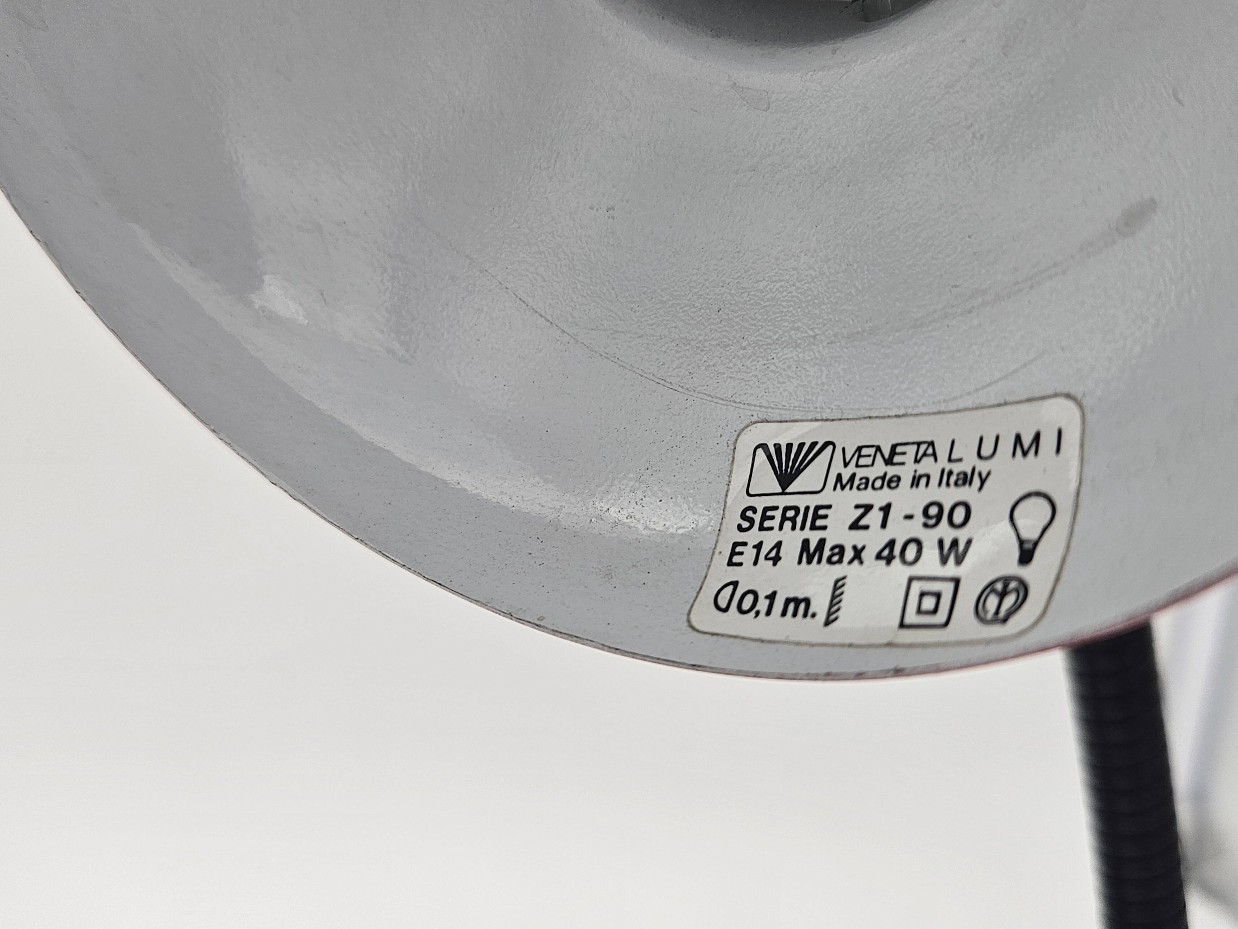 Lampe de table de Veneta Lumi datant des années 1980