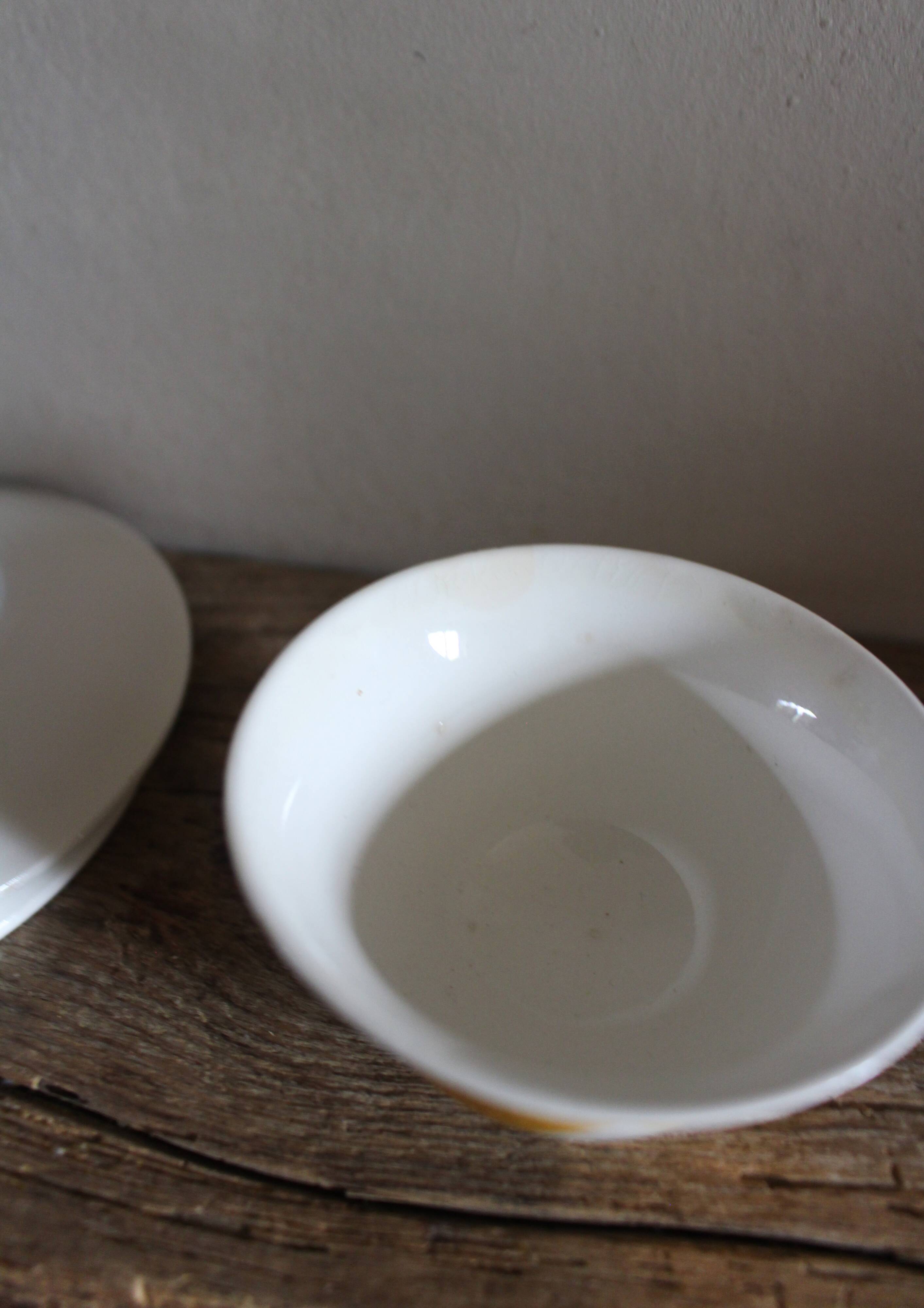 2 cups saucers Square Yellow Green Vintage