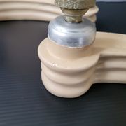 Pair of vintage 1940 plaster sconces