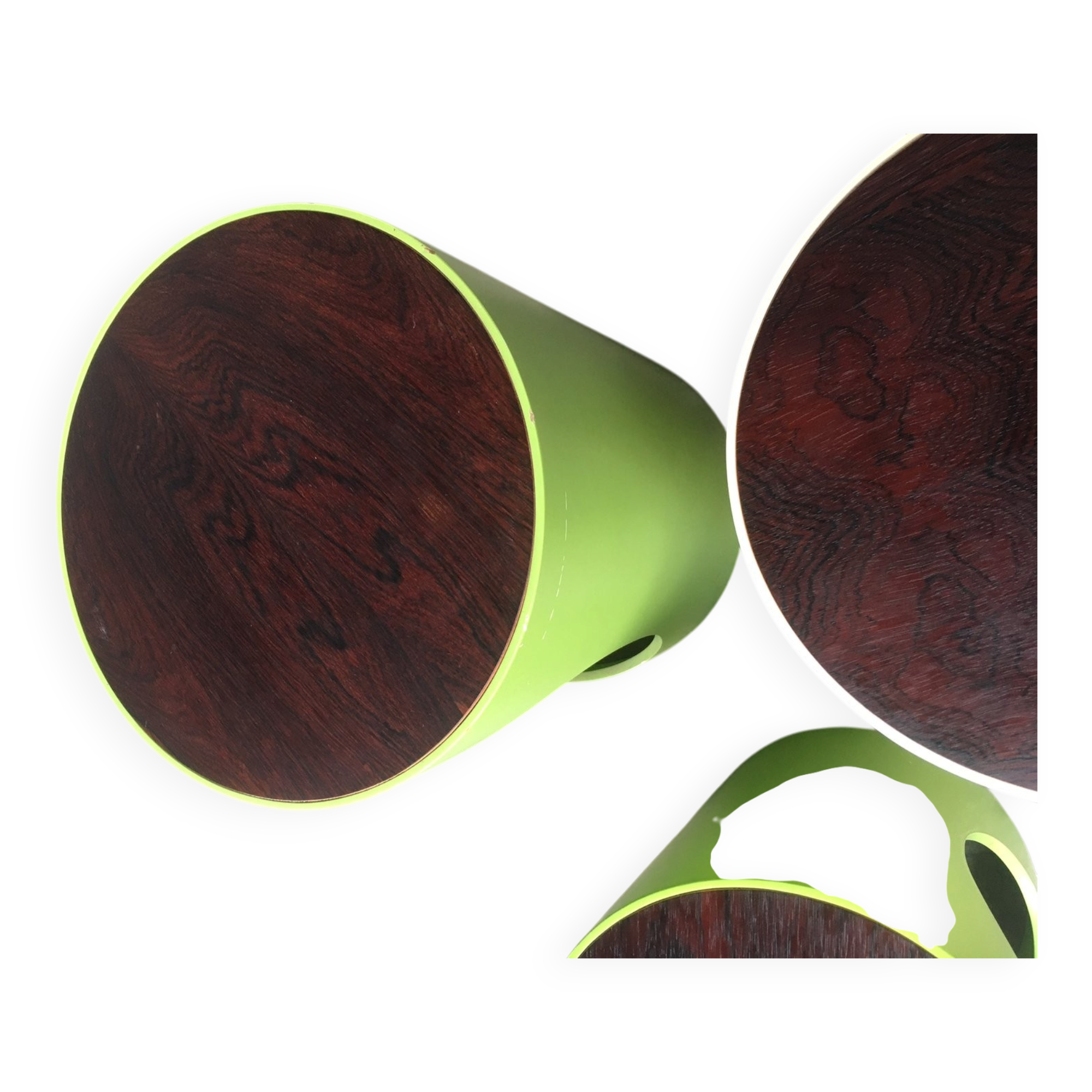 Mid-Century Modern Space Age Design Nesting Table Set by Opal, Germany, 1960s, Set of 3