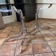 Roche Bobois table. 1970. Chrome-plated steel. 195x95.