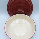 Elephant red ceramic box