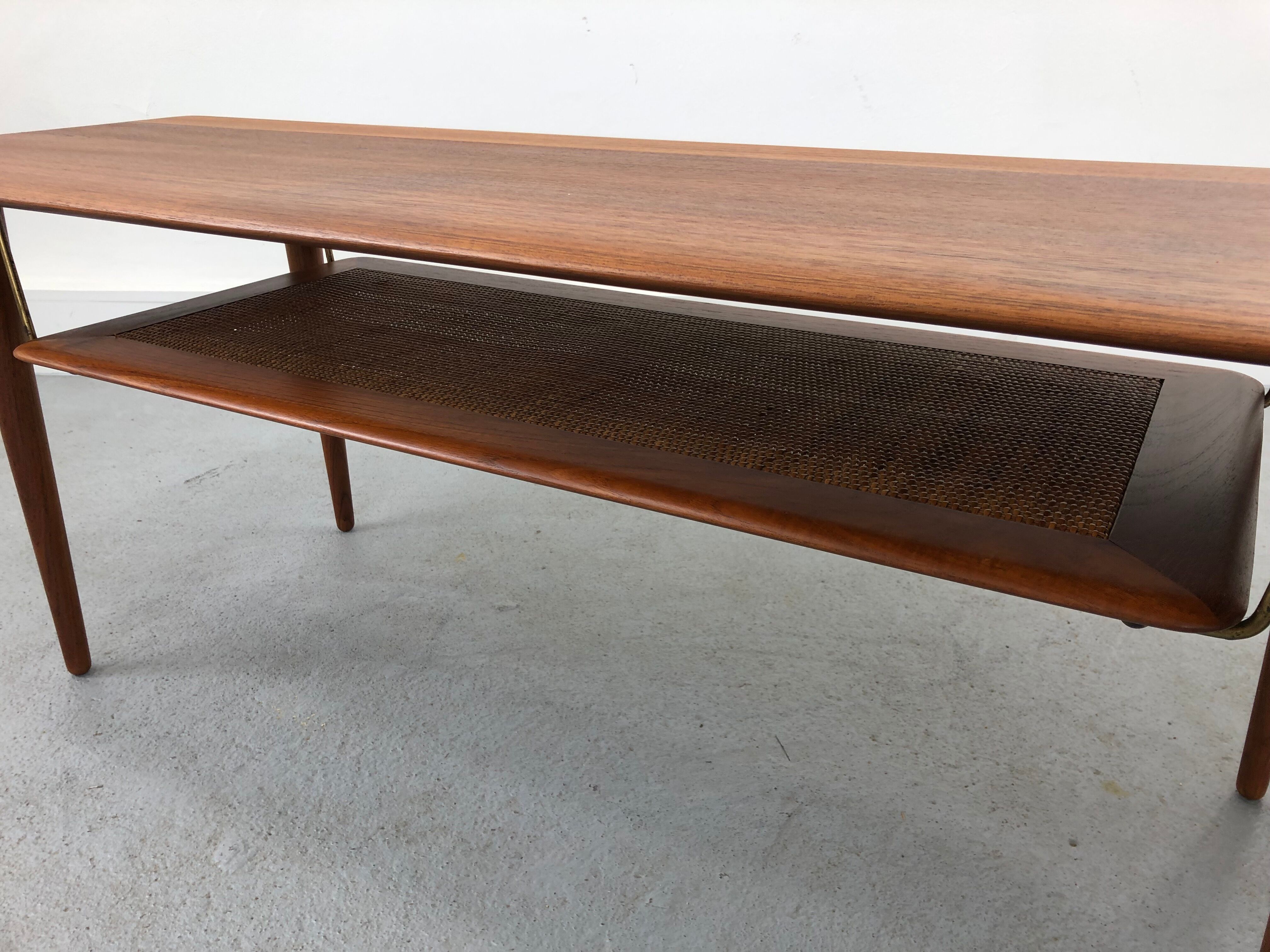 FD 516 coffee table by Peter Hvidt & Orla Mølgaard-Nielsen for France & Son, Denmark, 1960s