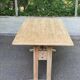 Rectangular extendable dining table in the style of Rainer Daumiller, 1970.