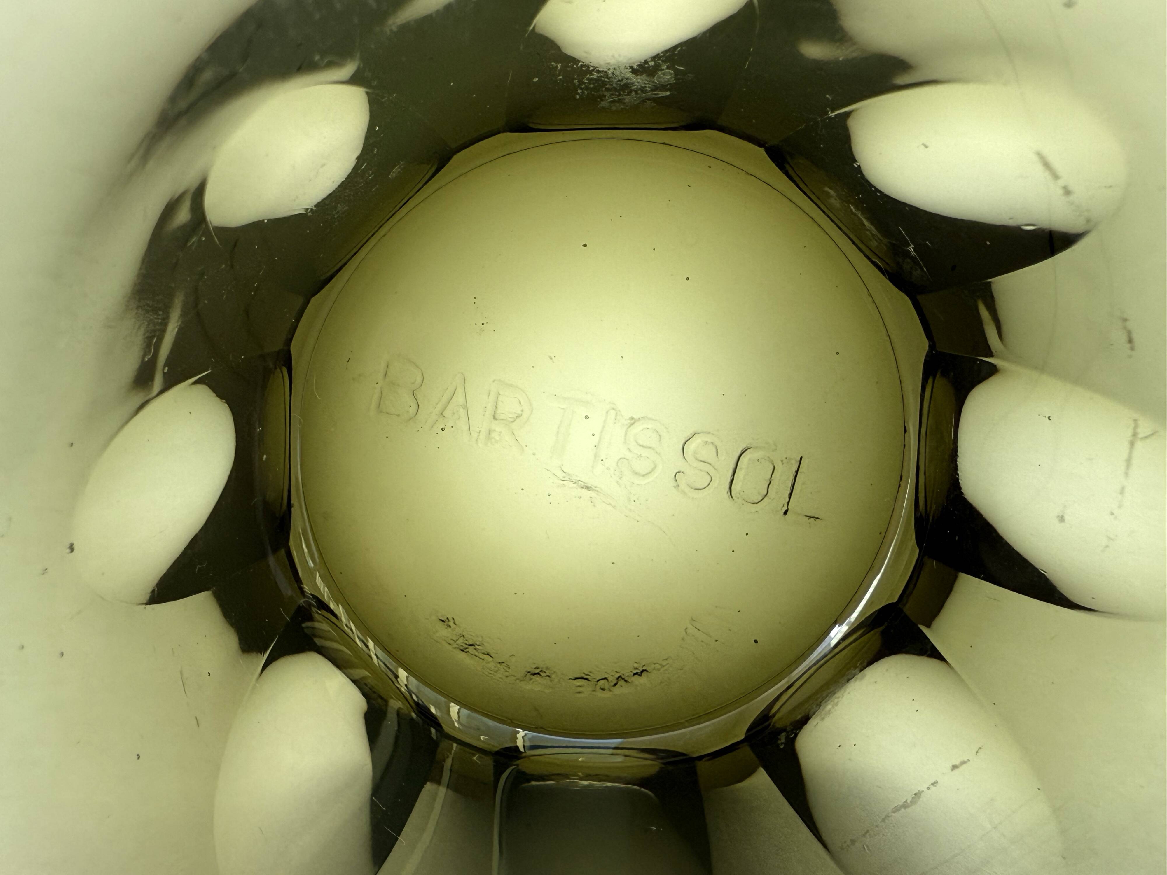 4 verres Bartissol • made in Italy • Circa 1960