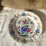 Set of 4 dessert plates Sarreguemines France – model Touraine