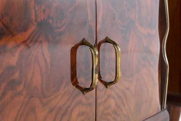 Ensemble de deux tables de chevet/meubles de rangement du milieu du siècle, Italie, années 1950