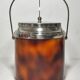 Acrylic and metal ice bucket. Spain, 1970s.