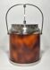 Acrylic and metal ice bucket. Spain, 1970s.