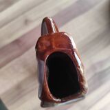 Ceramic soliflore vase in the shape of a swan