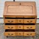 Louis XV style writing desk with a curved back.