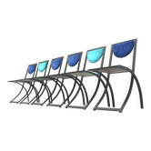 Ensemble de 6 chaises à manger par Karl Friedrich Förster pour KFF Design