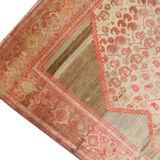 Antique persian wool malayer rug 183x131