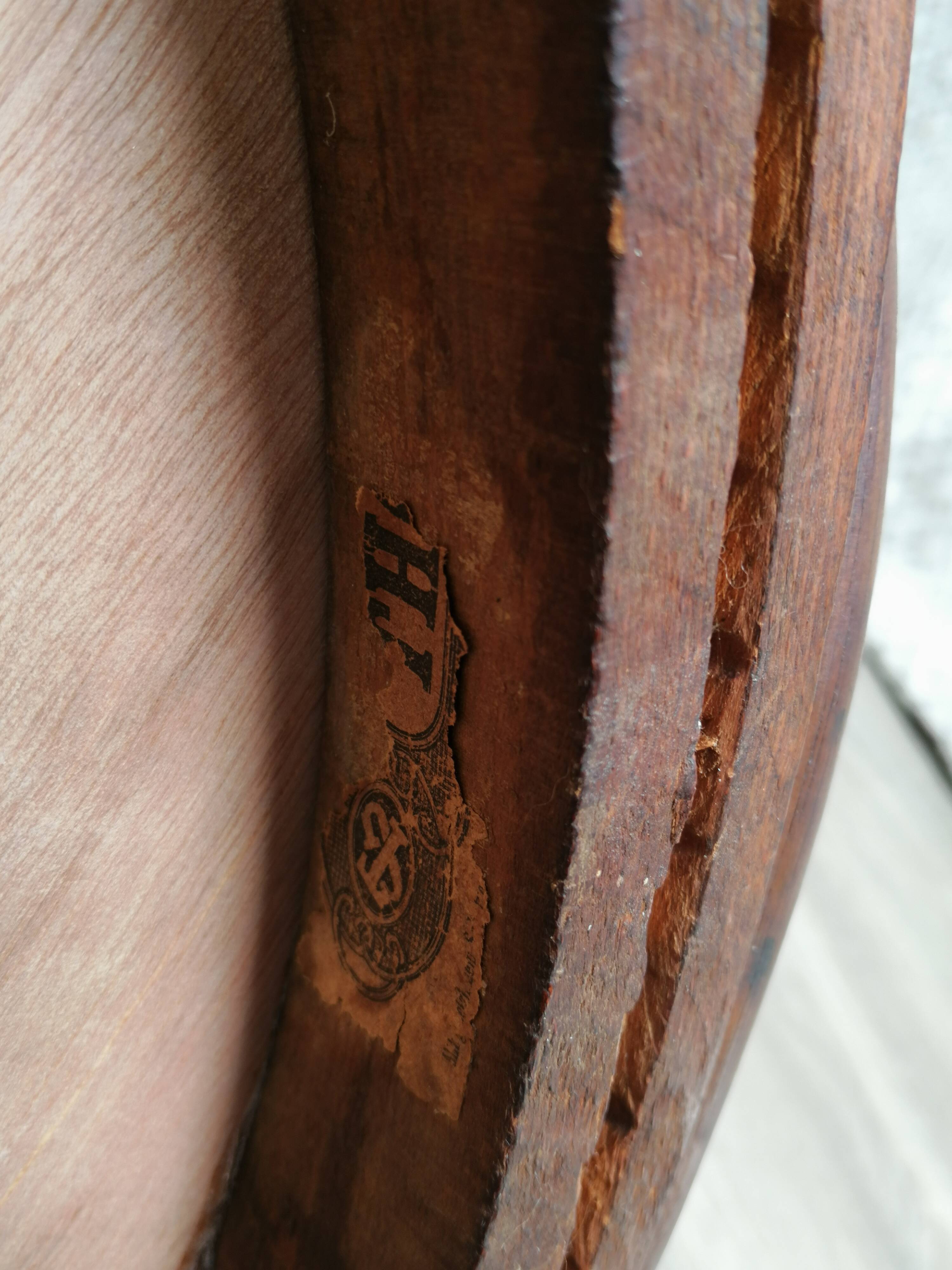 Reupholstered Thonet office chair No.6003