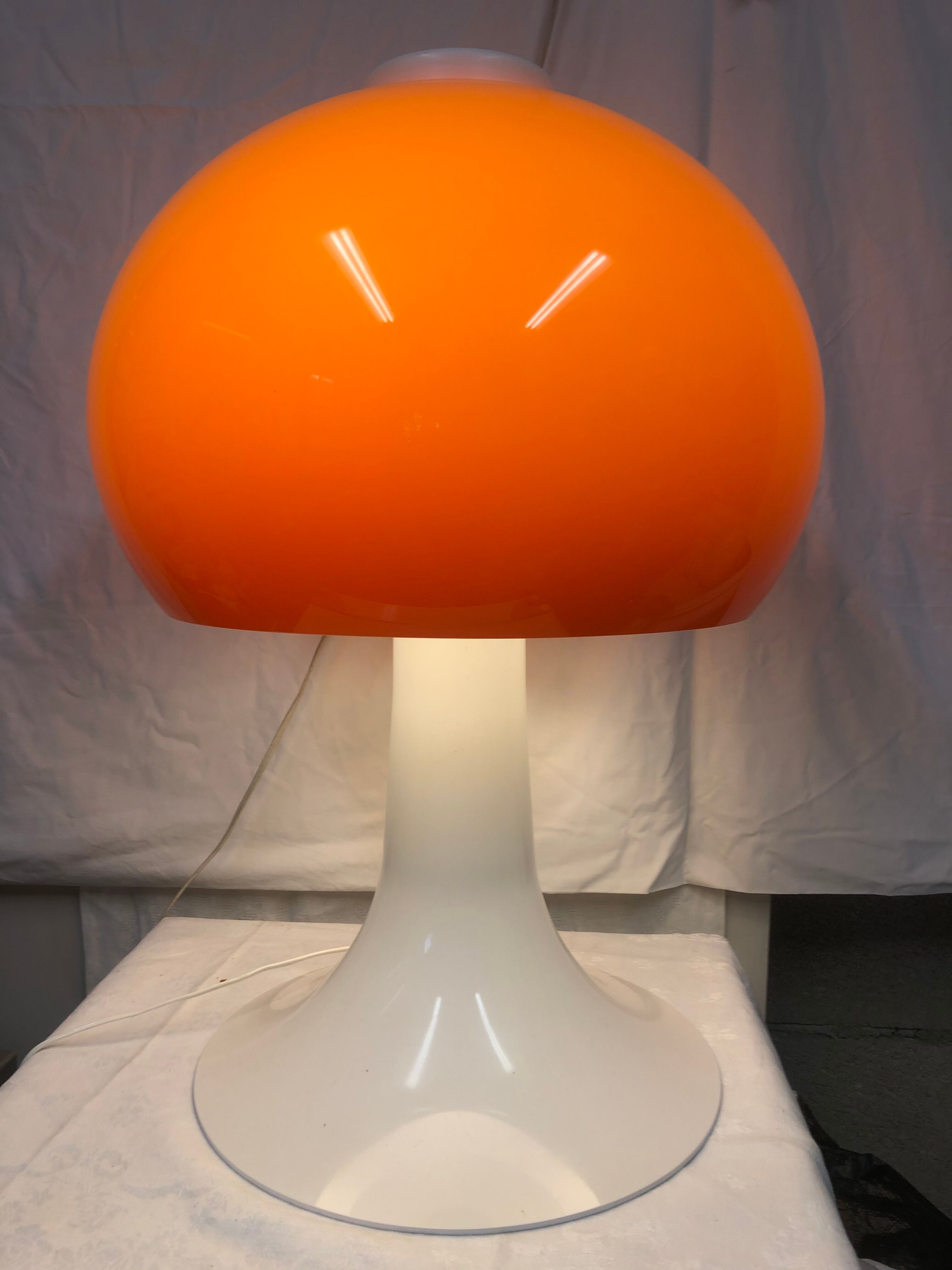70s mushroom lamp