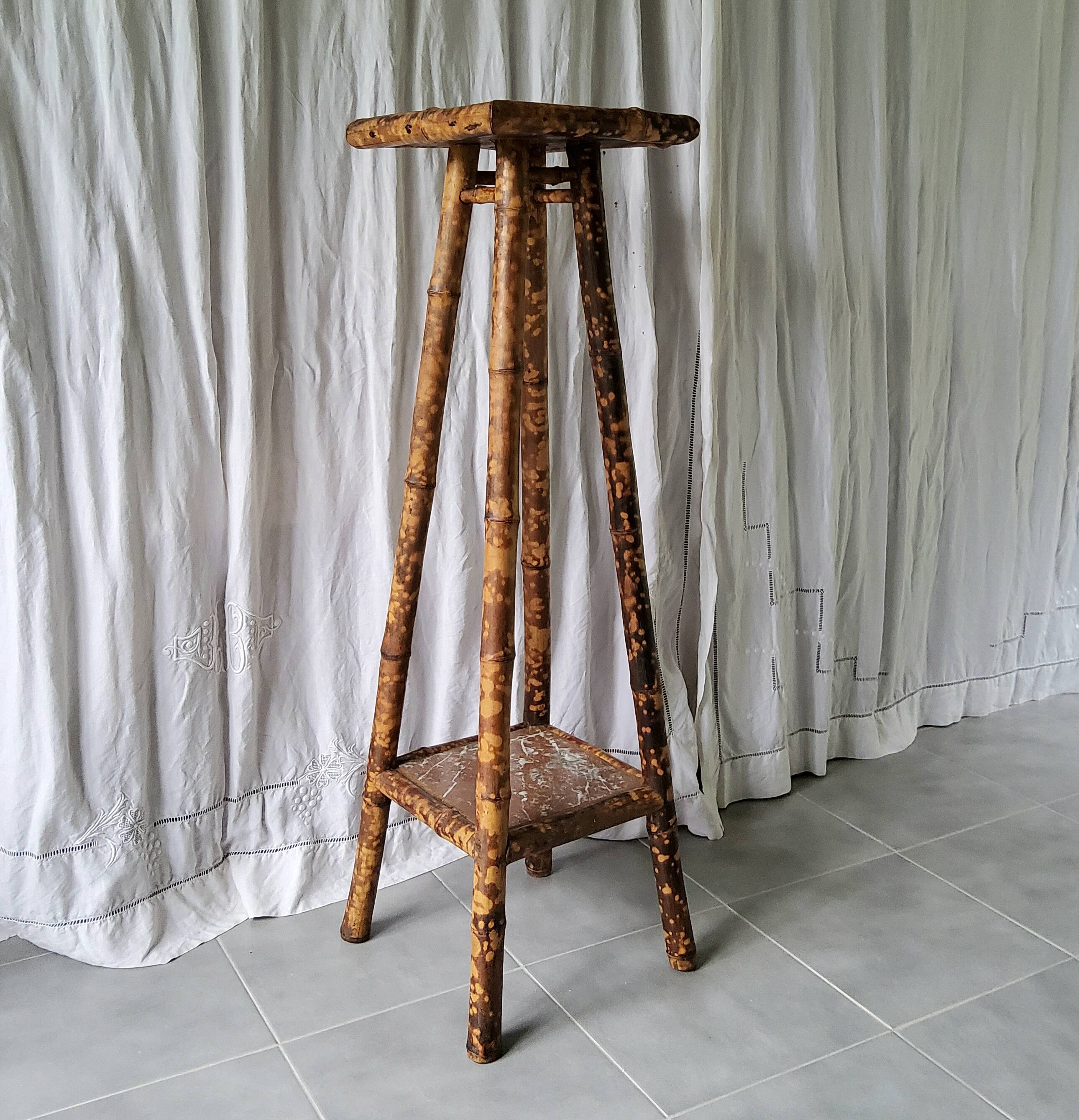 Bamboo stool from the early 20th century.