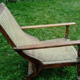 Fauteuil colonial en teck