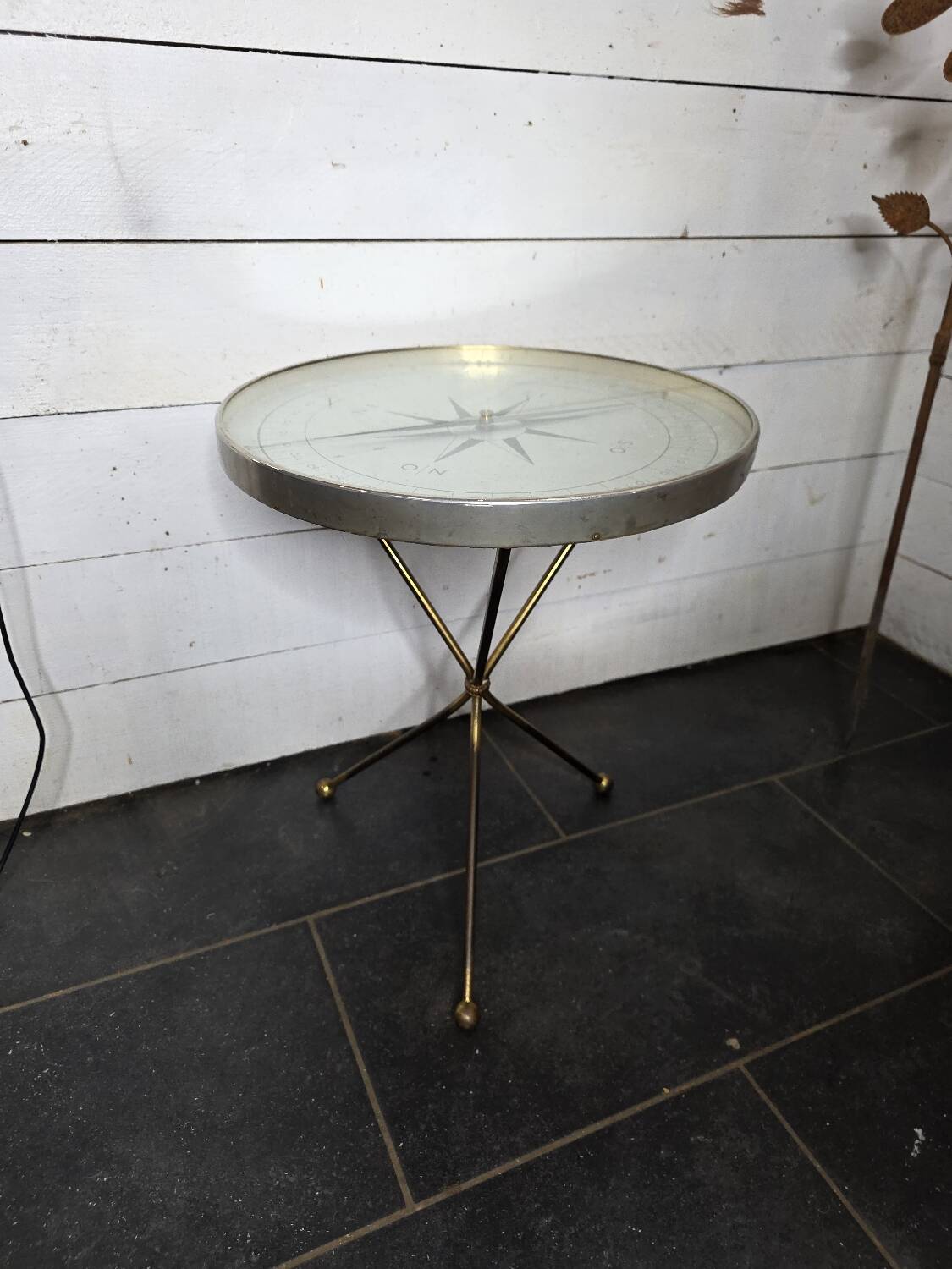 compass coffee table, 1960