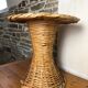 Coffee table in natural fibers 60s