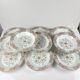 Set of 10 deep plates Gien model Rouen Sainfoin, 1990