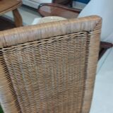 Pair of wicker chairs