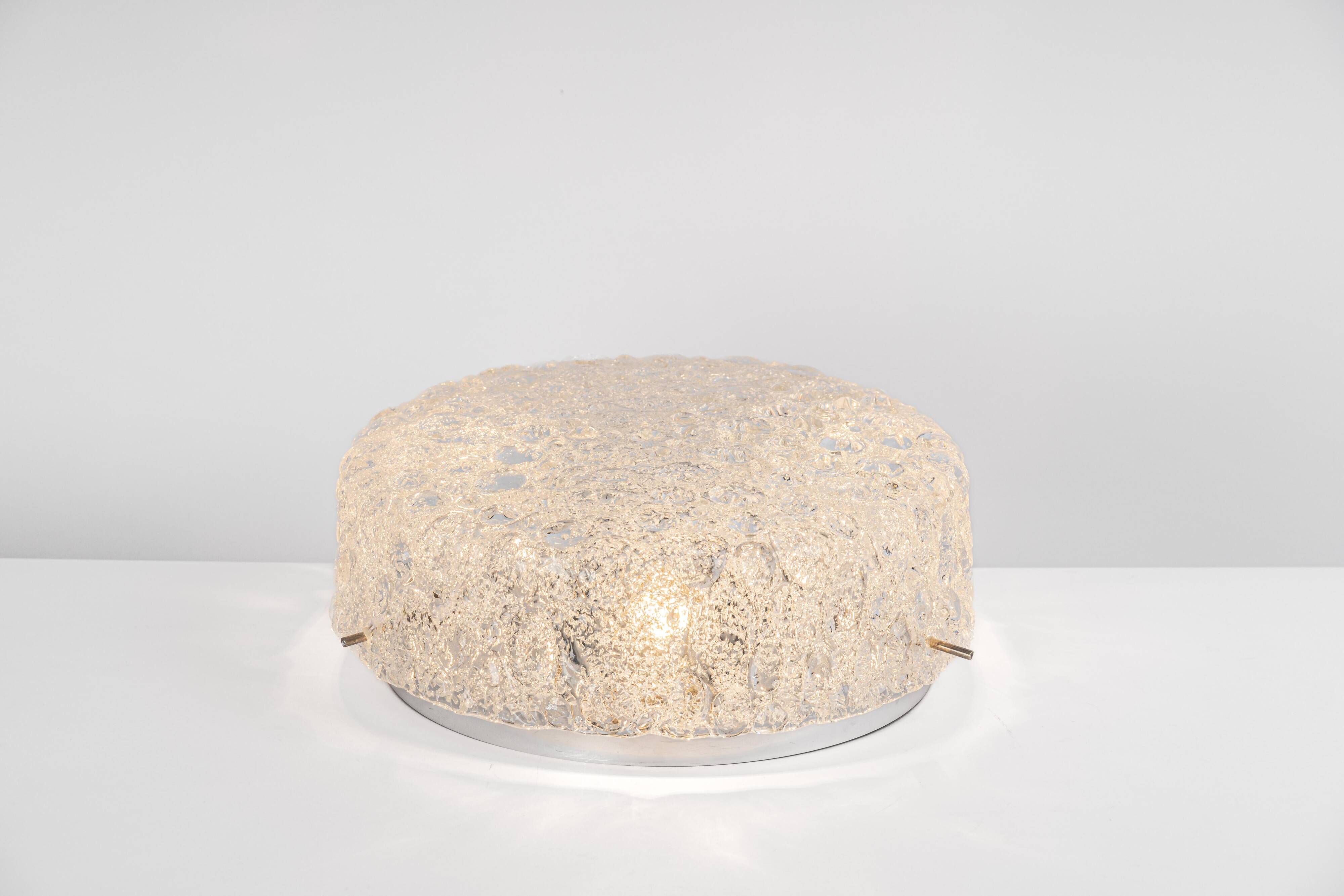 Large Murano glass ceiling light Hillebrand, Germany, 1970s.