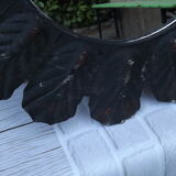 Mirror wrought iron old oval 92 cm x 72 cm