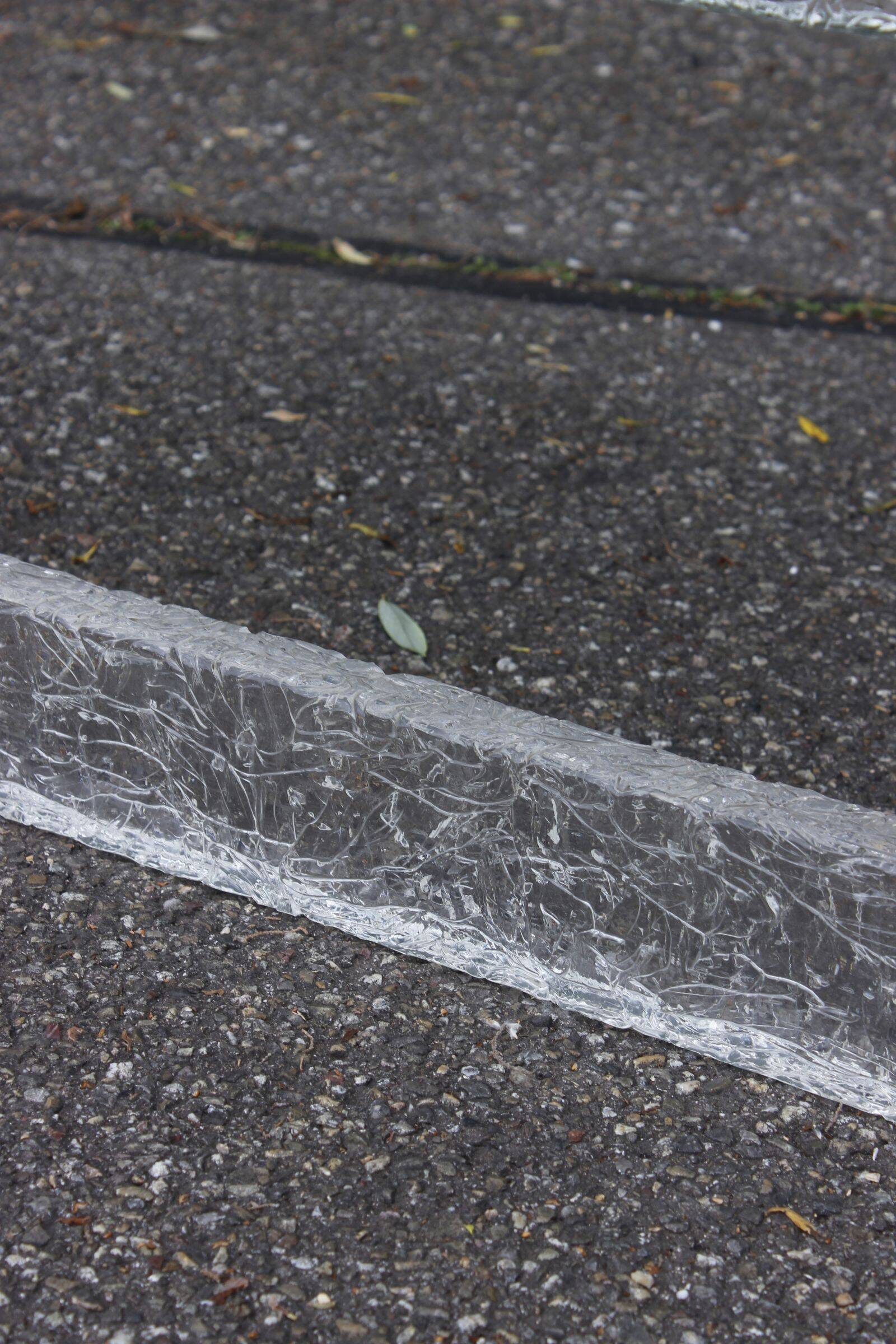 Vintage coffee table with frosted plexiglass base 1970s
