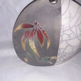 Raku stoneware vase