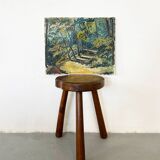 Painting “Path in the forest”, Oil on canvas.