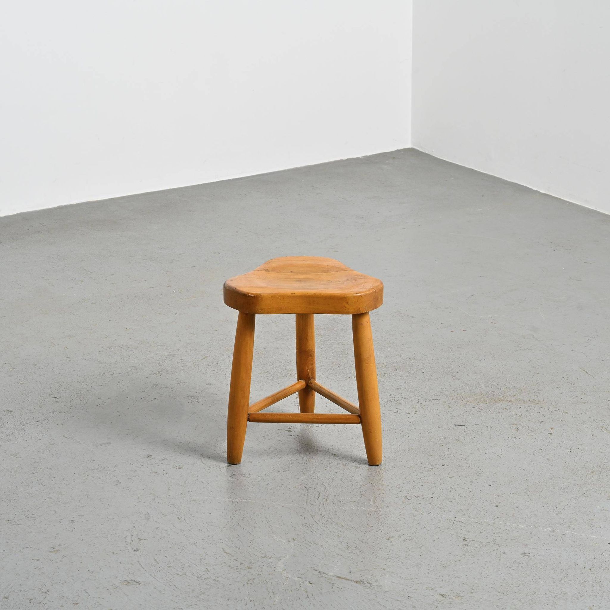 Free-form stool by Christian Durupt, around 1955.