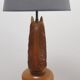 Lamp horse rider chess solid wood turned vintage