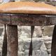 Set of 4 bar stools restaurant pub tavern metal 1970s