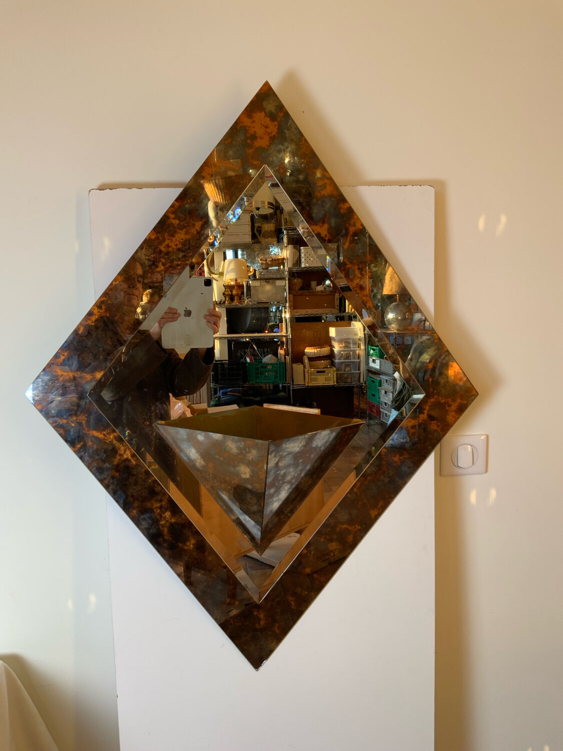 Bevelled mirror 1970