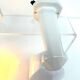 THE PAIR 2 WALL LAMPS OLD BATHROOM 1930 1940 OPALINE AND PORCELAIN LEGRAND