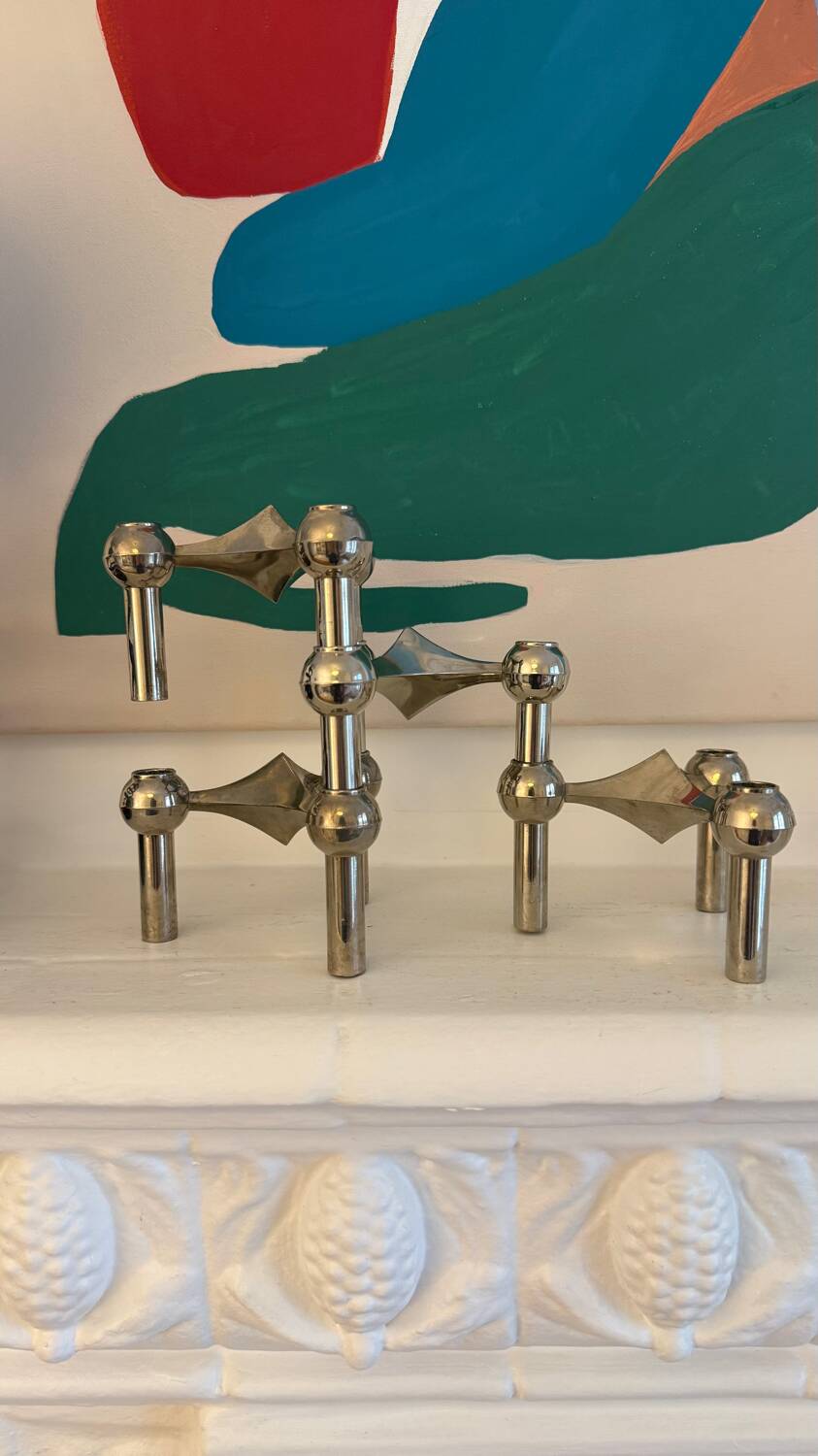 Set of 4 Stoff de Nagel candle holders