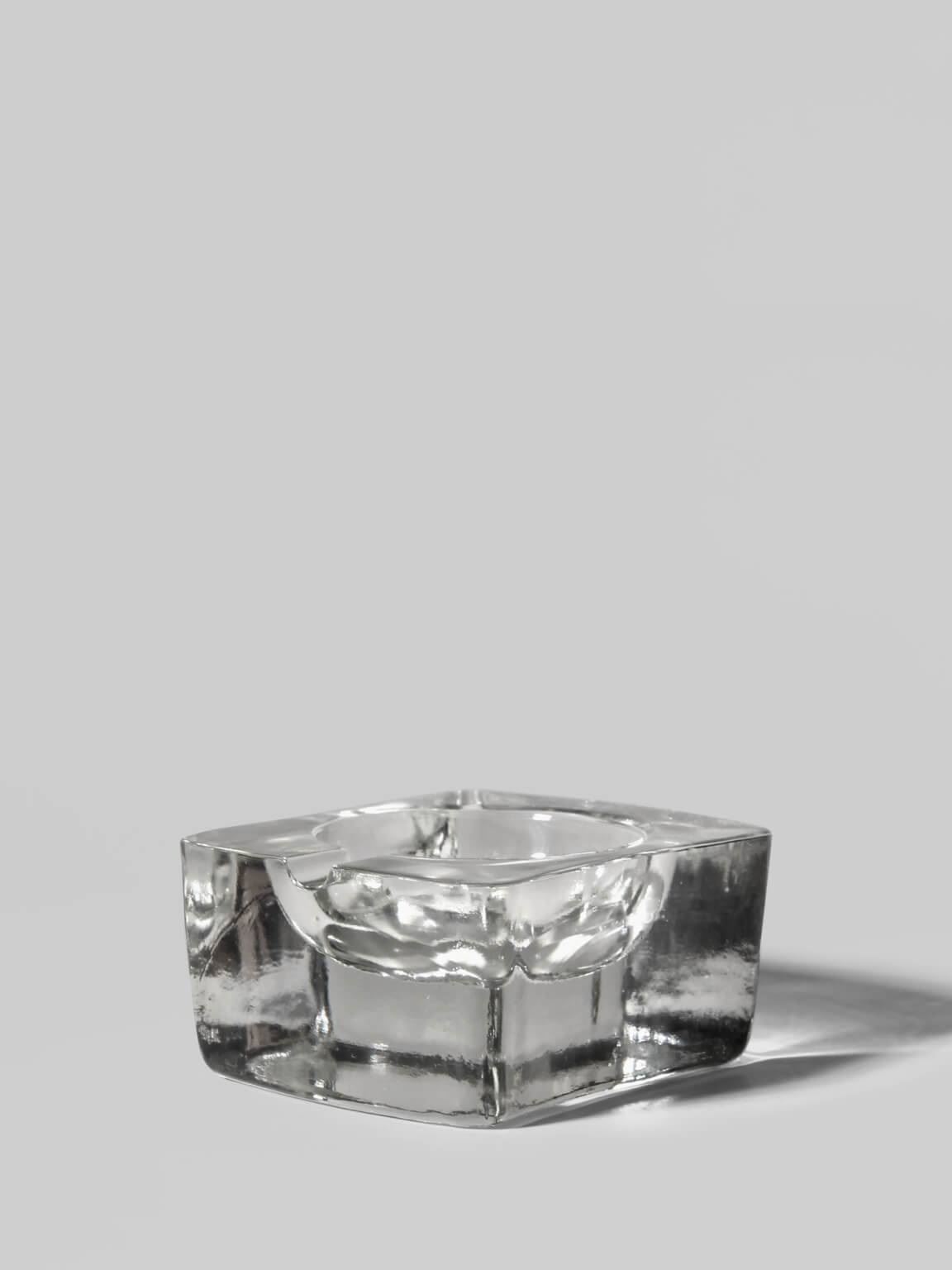 Mid-Century Modernist Massive Glass Ashtray