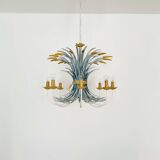 Grand lustre italien Hollywood Regency par Hans Kögl