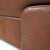SDe Sede DS-125 Sofa by Gert Lange in cognac leather, Switzerland, 1980s