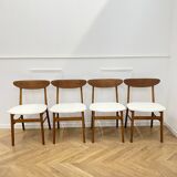 Set of 4 Farstrup 210 chairs