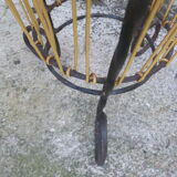Porte parapluie scoubidou fer forge 1960