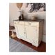 Old marble buffet table