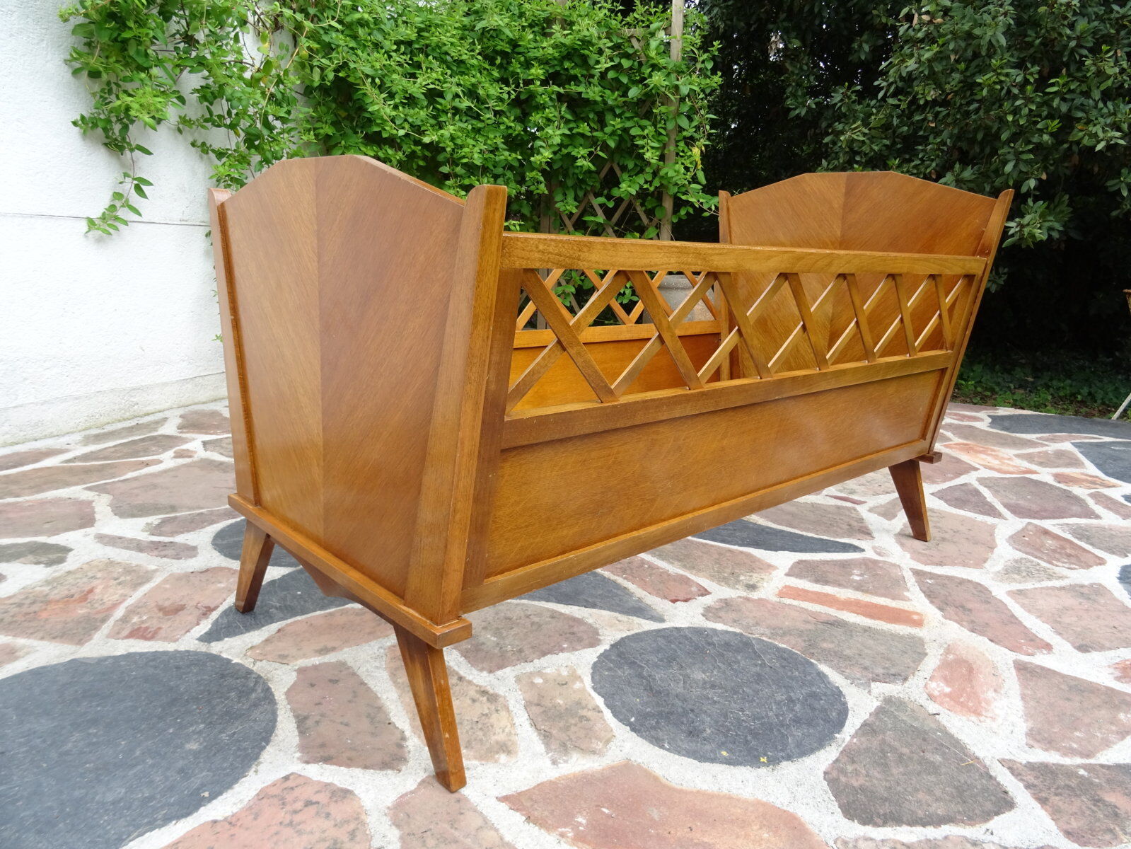 Children's bed with braces, 50s