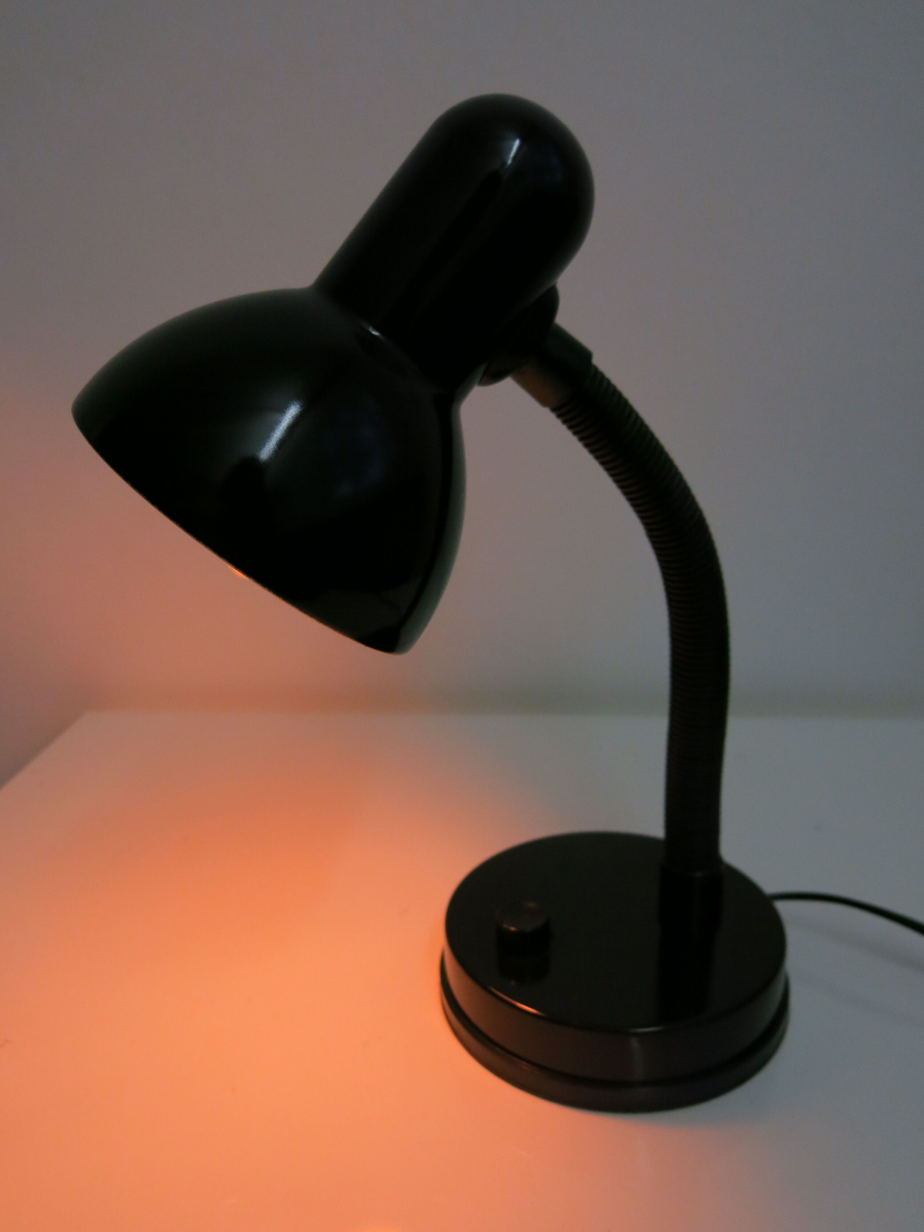 Vintage black desk lamp