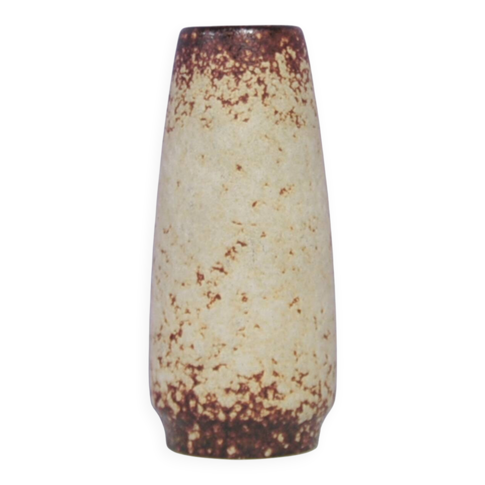 Beige tapered West Germany vase