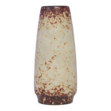 Vase conique en céramique beige, Allemagne de l'Ouest